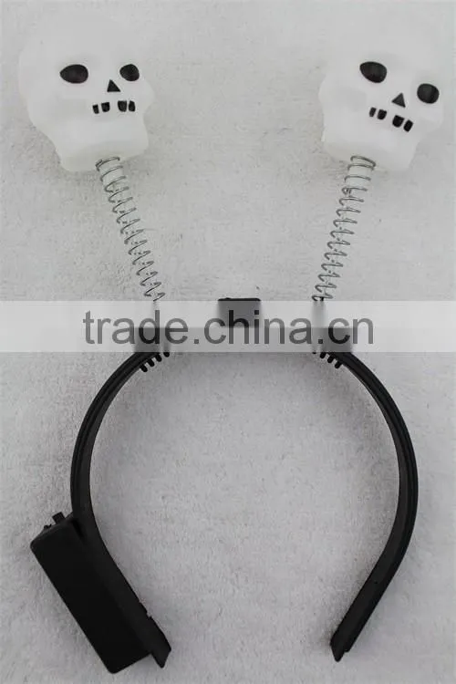 Halloween Lighted Flashing led headband skull hairband
