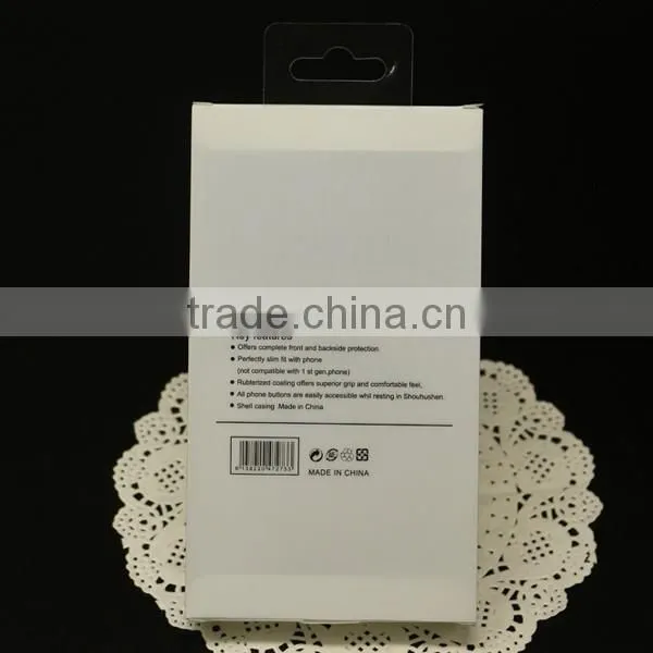 Good design fashional PVC packaging box for phone case, Custom logo PVC packaging box