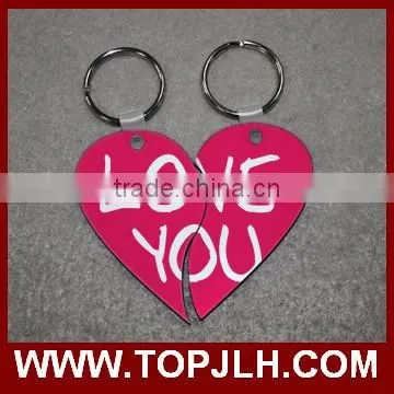 2017 Hot Sell DIY photo printing key chain dye sublimation key chain