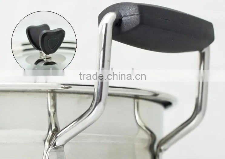 SS18/8 stainless steel cooking pot /saucepot