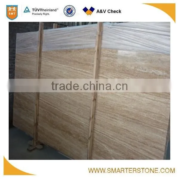 Lemon yellow travertine slabs for walling and flooring