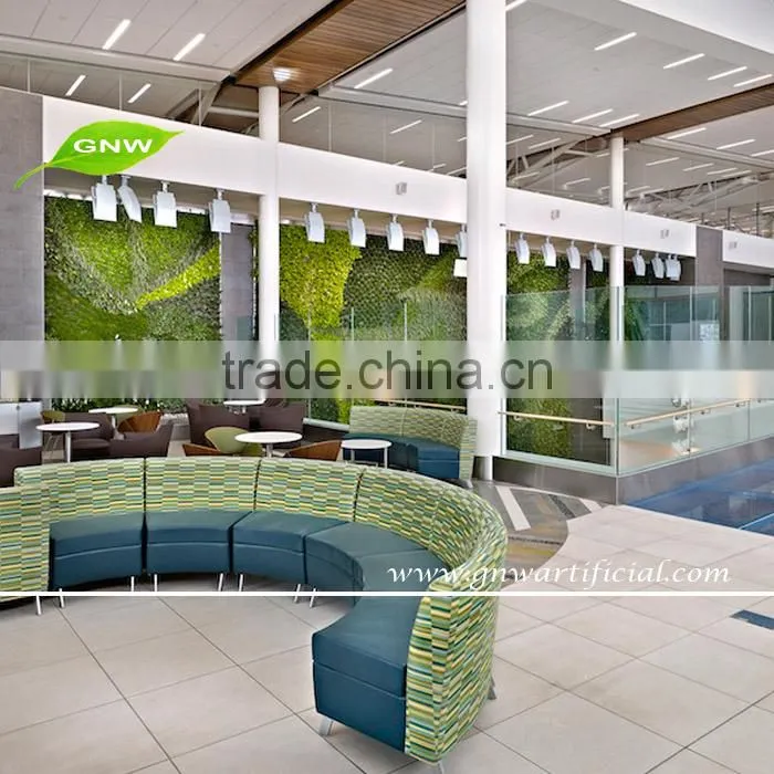 GNW GLW036 Vertical Green Wall wholesale fake plants meeting room landscaping