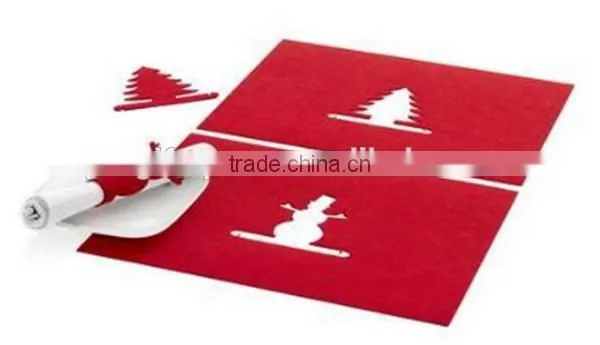 hot sale eco friendly new products promotional gift wholesale ornaments felt party wall tree decoration on alibaba express