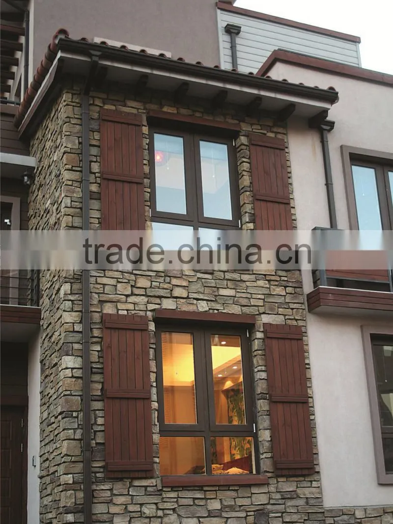 Durable artificial ledge stone for exterior wall house stone