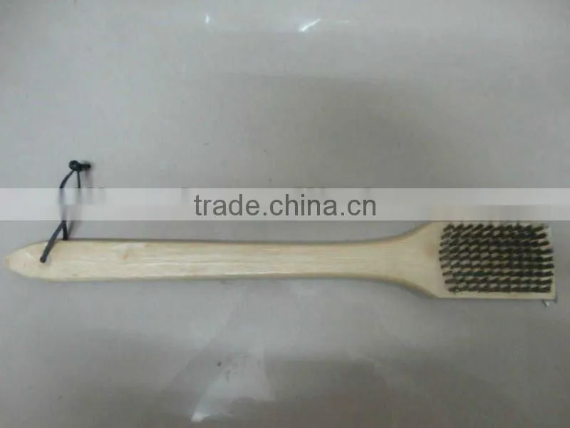 cleaning brush for bbq with hole