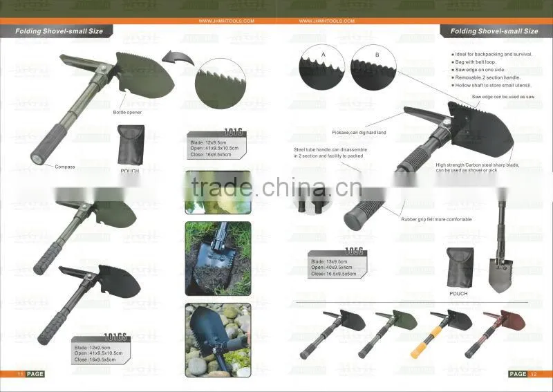 munitions portable pickaxe shovel