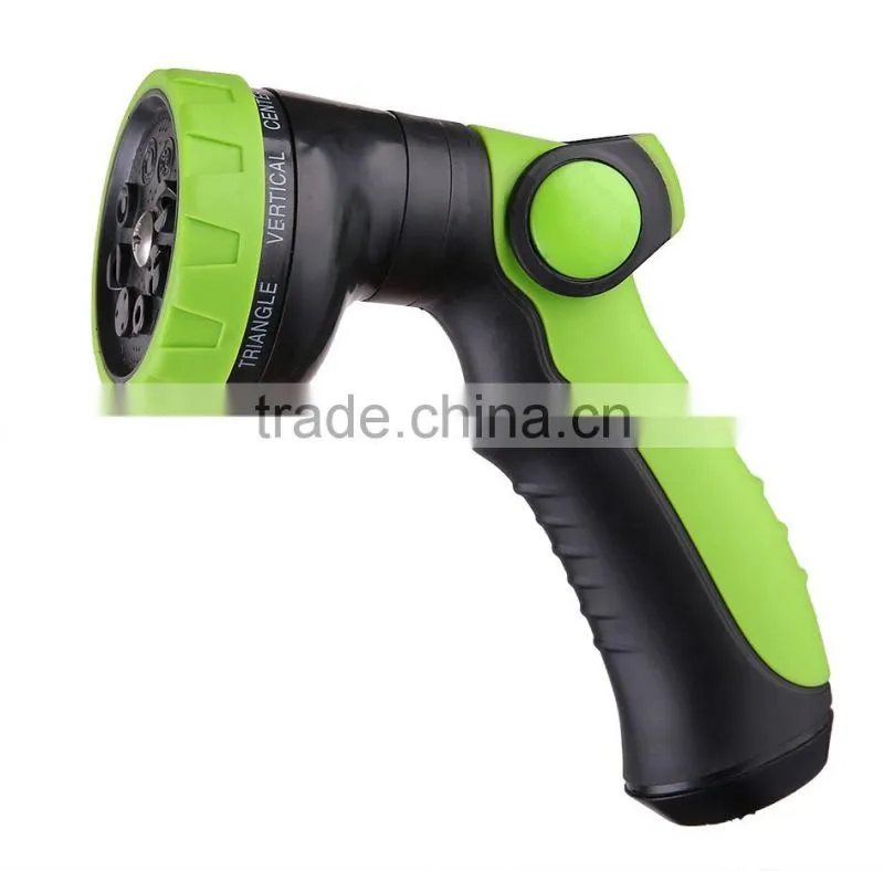8 high pressure various style adjustable plastic garden watering spray gun