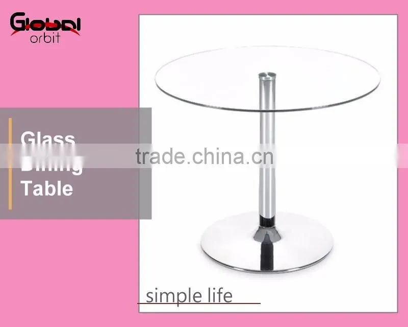 Living Room Furniture Metal Frame Square End Glass Coffee Table
