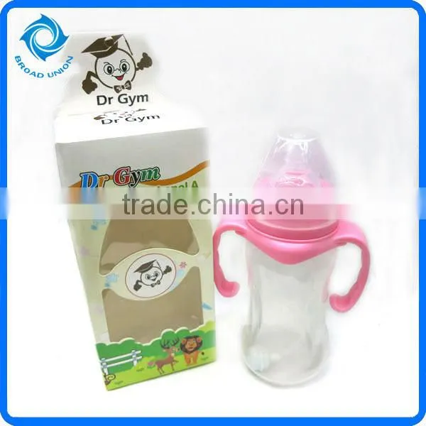 280ml Wide Mouth Plastic Baby Feeding Bottle