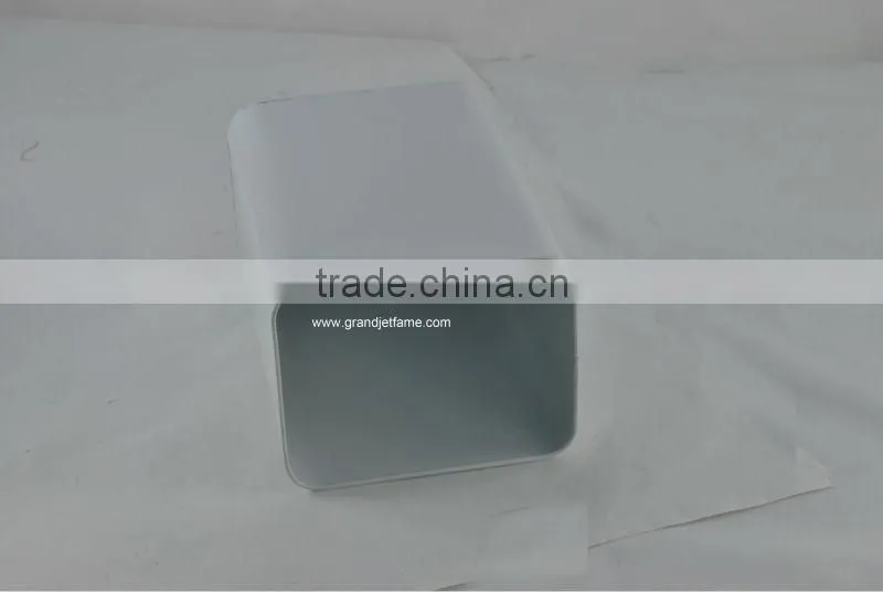 home decorating white small square ash bin