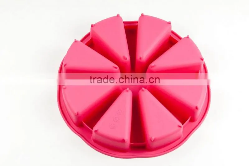 11199 Food grade triangle shaped silicone sandwich mould / silicone cake molds