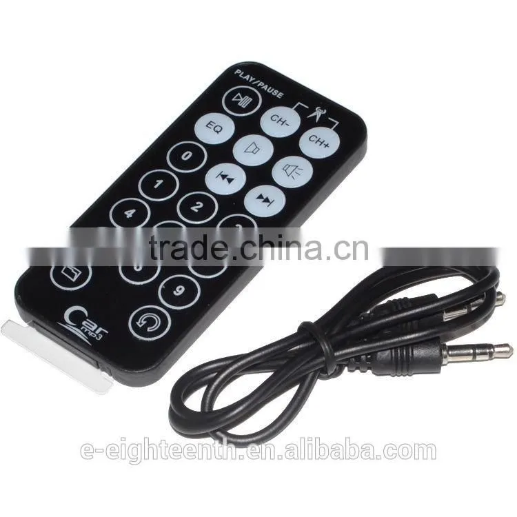 2016 new Car Kit MP3 Player Wireless FM Transmitter Modulator USB SD MMC LCD Remote