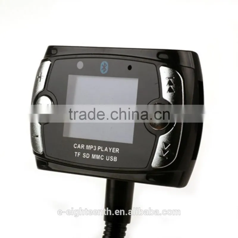 2016 Wireless Bluetooth FM Transmitter MP3 Player USB SD LCD Remote Handsfree Car Kit