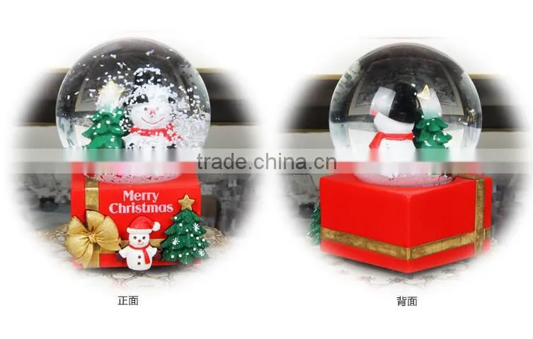Hot Sale musical snow globe christmas Gifts snow globe christmas decoration snow globe