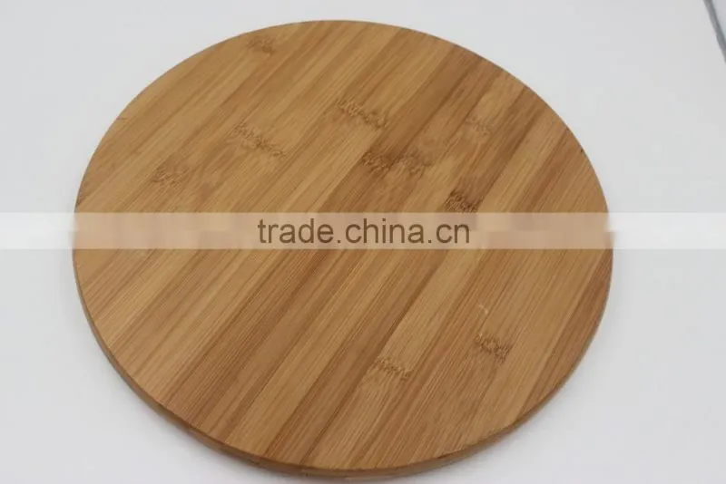 2016 Most popular Eco-Friendly Natural high Quality round baoboo cutting board