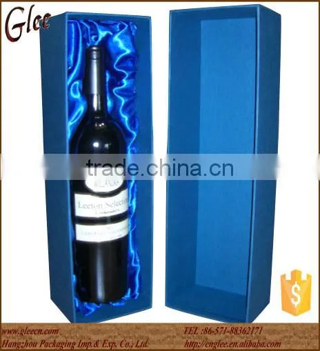 cheap Cardboard Single Bottle Wine Box in high quality