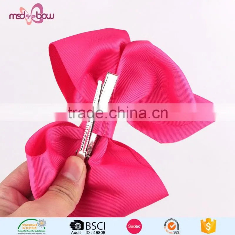 196 colors hot-selling hair ribbon bows with display card
