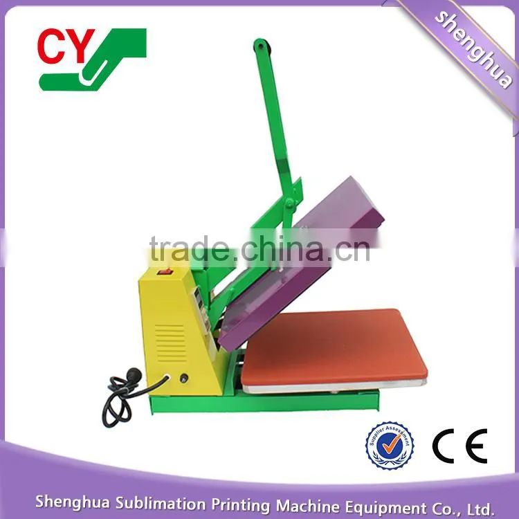 China sales low price manual t-shirt printing press resistant heat transfer machine