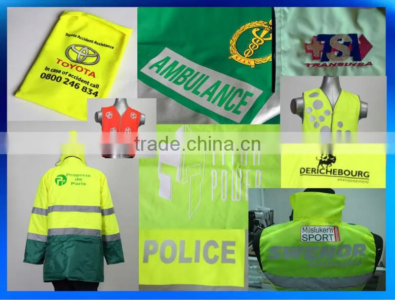 wholesale waterproof high visibility safety jacket