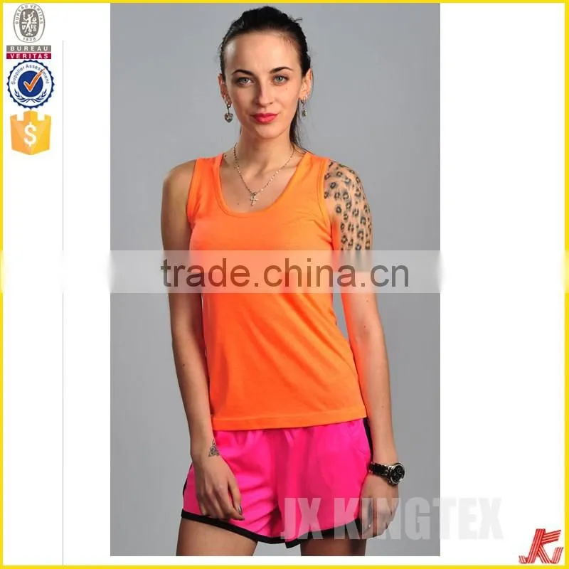 girls knitted double-sided blank sleeveless tank top