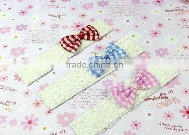 2014 new design baby hair accessories with flower