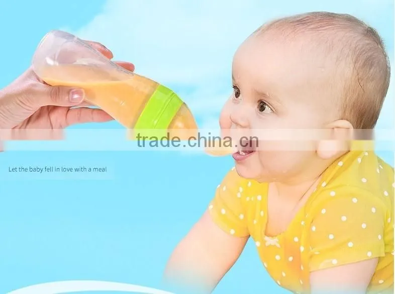 baby feeder feeding bottle/Baby Food Dispensing Spoon/baby food feeder