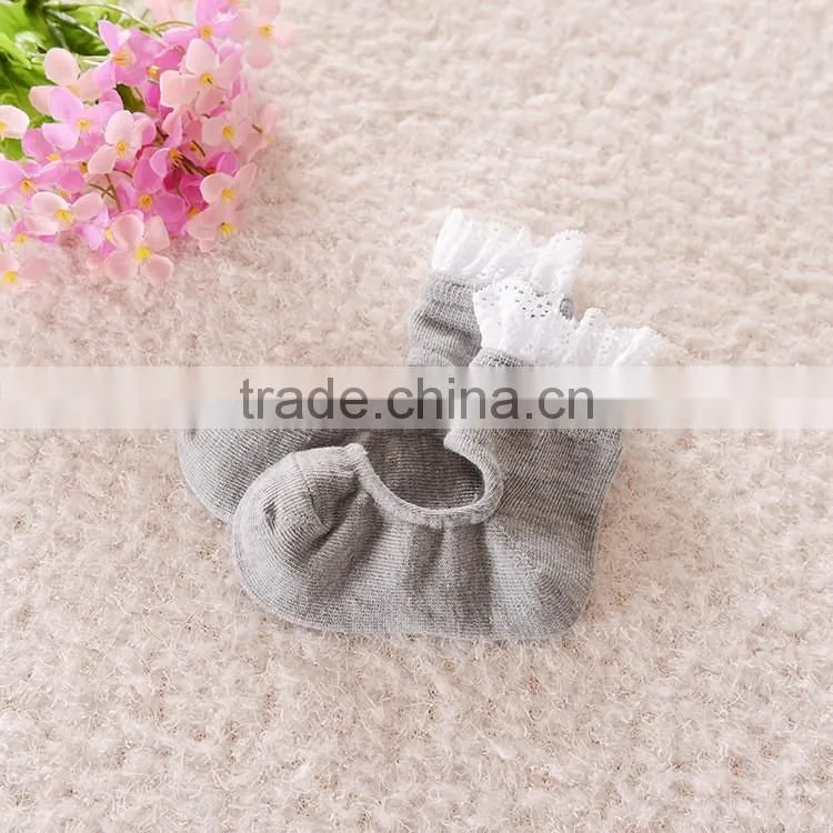 New Coming Stripe Non Slip Bare Instep Baby Socks/Custom Toddler Fashion No Show Shoe Socks/Baby Ankle Socks