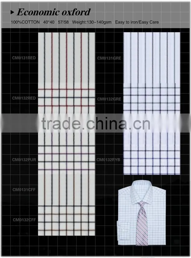 2016 new mans long sleeve shirts checked oxford shirts