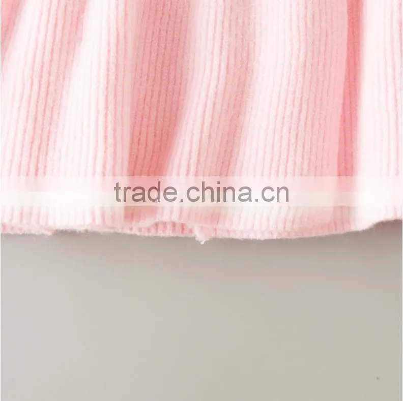 New Fashion Children Round Collar Long Sleeve Knitting Sweater Girl Pullover