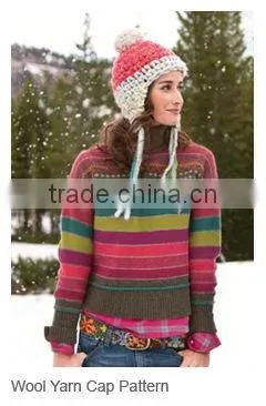 2014 Best sale worsted fancy superwash wool yarn with various color SGS require