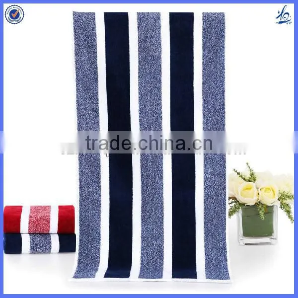 cheap cotton blue and white striped towels