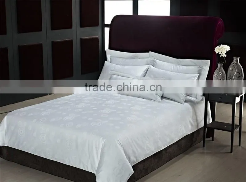 Manufacturer wholesale circle pattern jacquard bedding duvet cover set for hotel