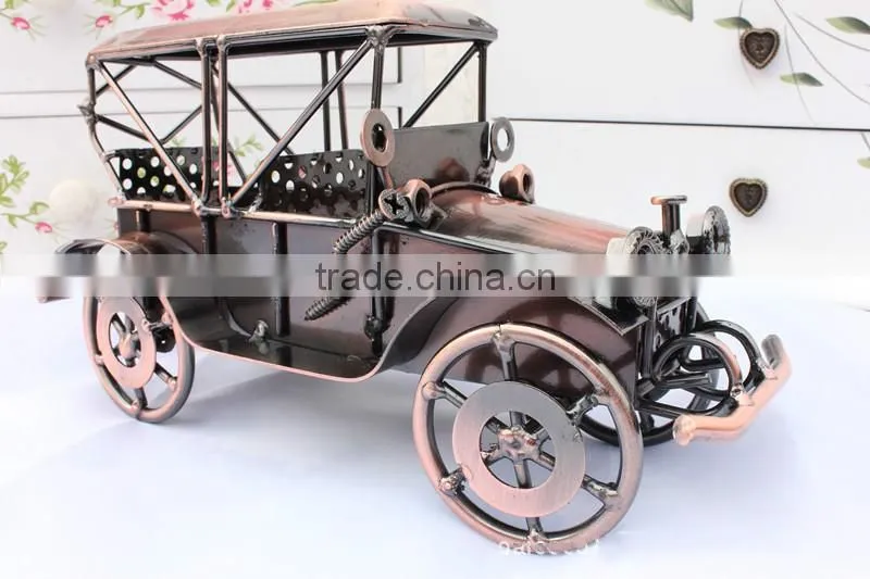 Handmade Tinplate Antique Style Metal Model Car
