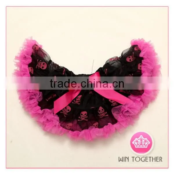 Colorful Person cranial head pettiskirt with rosettes