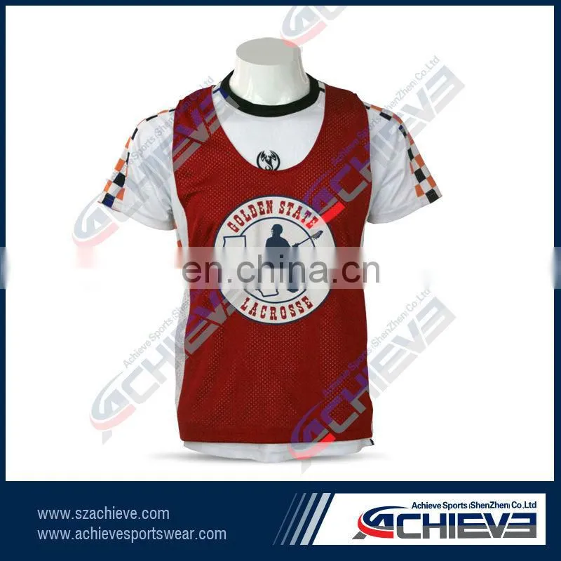 Sportswear mens designs lacrosse uniforms custom sublimation team lacrosse jerseys/shooting shirts/shorts/pinniy lacrosse gear