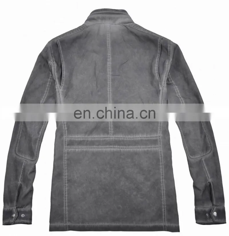2015 last fashion mens spring fit handsome fashion leather jacket