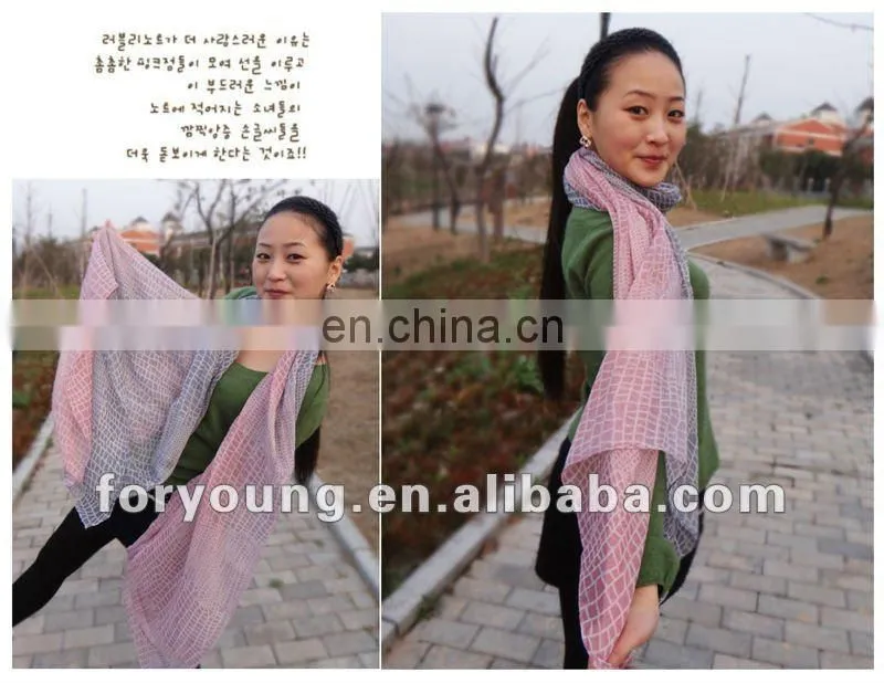 fashion two toned scarf and shawl
