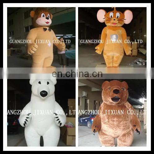 inflatable panda suit costume fur costume