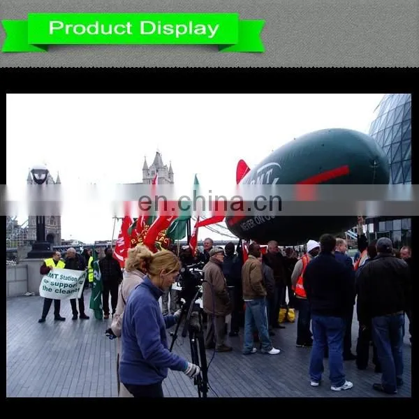promotional inflatable airplane, outdoor inflatable advertising blimp for sale