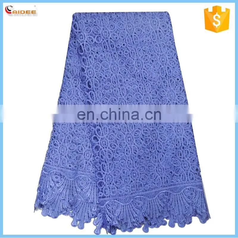 Newest high quality white guipure Lace Fabric for Clothing S15100560