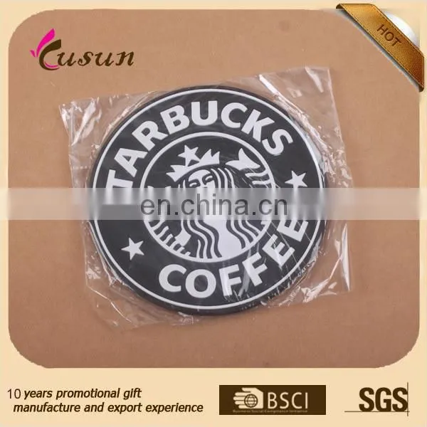 Promotional Hot Selling Custom Cheap Colorful Round Rubber Coasters