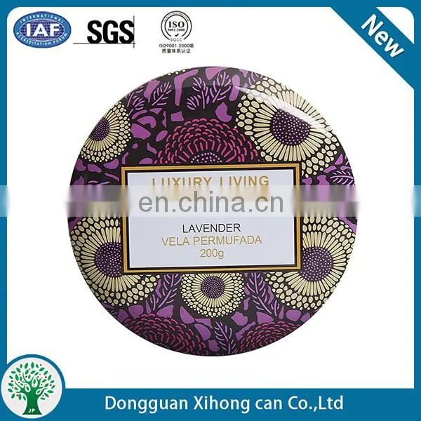 Top packaging printed seamless custom tin box