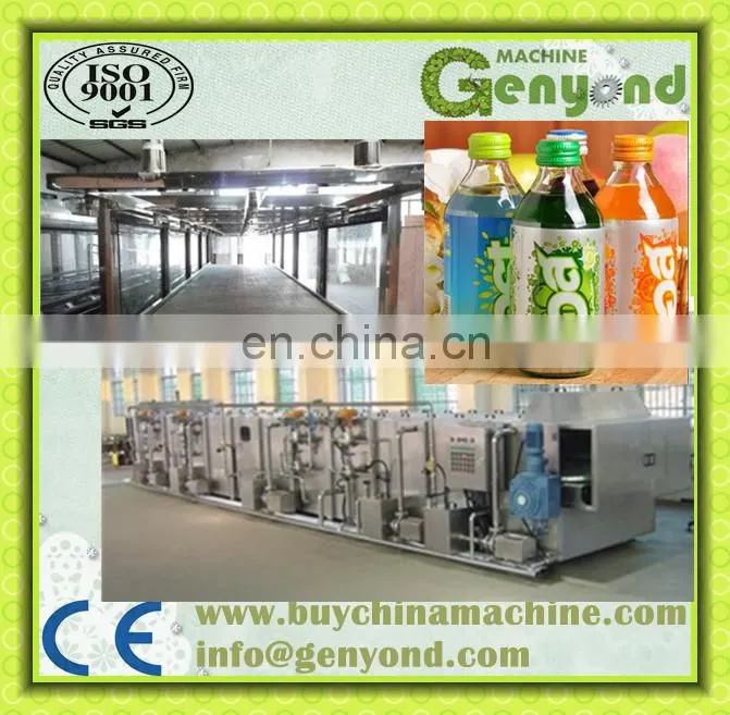 Spraying Cooling Tunnel for Bottled Juice Pasteurization and cooling