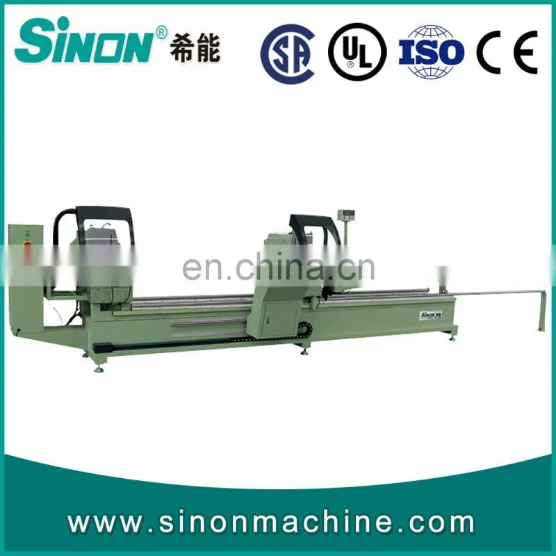 Window Door Aluminum and UPVC Profile Single Mitre Saw Cutting Machine