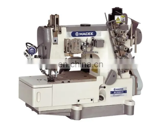 8068-01DB AUTOMATIC CUT-YARN FLAT INTERLOCK SEWING MACHINE(FOUR NEEDLE SIX THREAD)