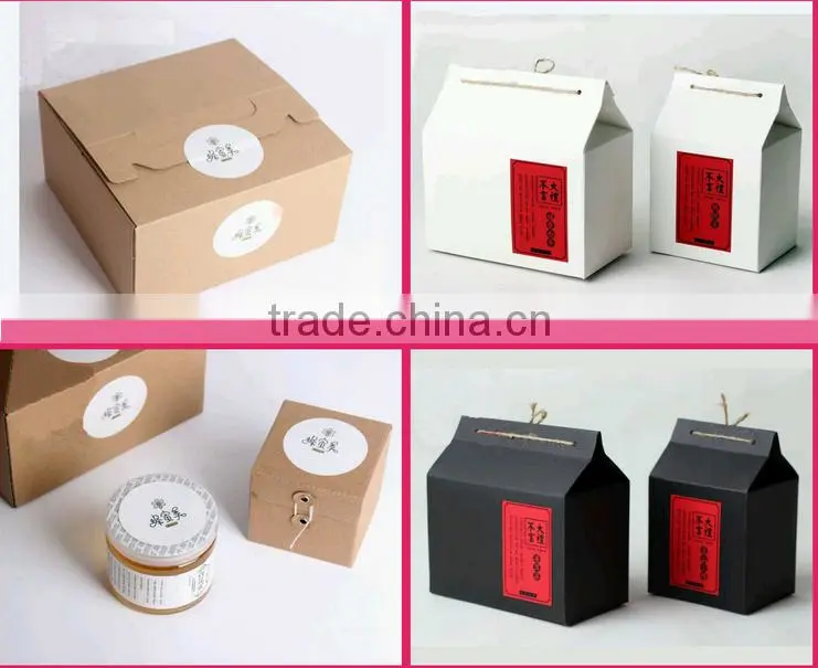 wholesale custom logo kraft paper stickes,kraft paper label printing for packing