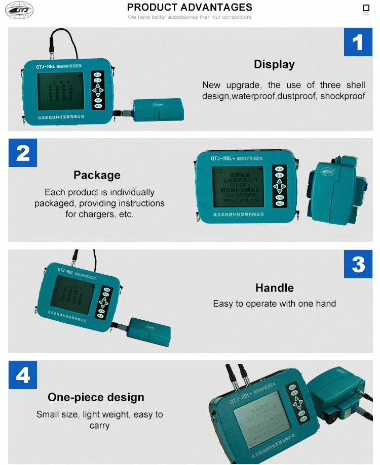 Multifunctional Wall Crack Monitor Meter Concrete Crack Measurement