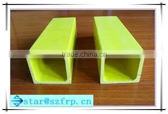 FRP fiberglass flame retardant square tube