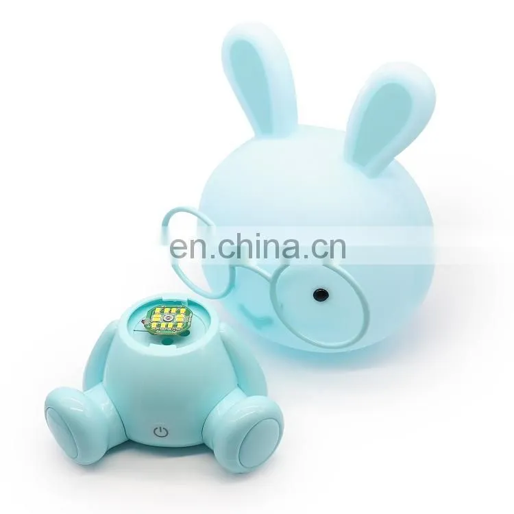 Animal Shape Night Light Cartoon ABS Plastic LED Sleeping Kids Table Night Lamp