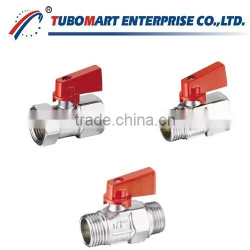 female brass ball valve flare single handle